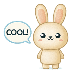 [LINEスタンプ] うさぴょんの英会話2