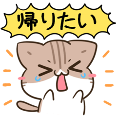 [LINEスタンプ] 1年中使える！毎日五月病なねこたち2