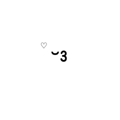 [LINEスタンプ] 顔文字 ウィンクの画像（メイン）
