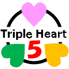 [LINEスタンプ] トリプル・ハート（第5弾）