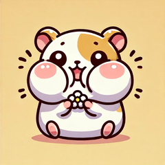 [LINEスタンプ] 表情豊かなハムスター MT