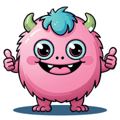 [LINEスタンプ] Mini Monsutā