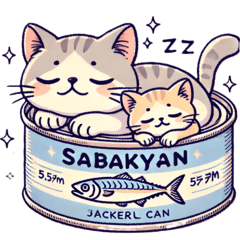 [LINEスタンプ] SABAKYAN-NEKO