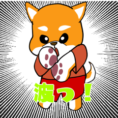 [LINEスタンプ] 柴犬曰く遊ぼう！