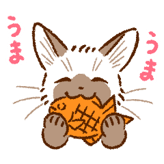 [LINEスタンプ] たいやきねこスタンプvol.2