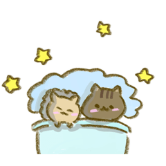 [LINEスタンプ] パジャマで集合どうぶつスタンプ