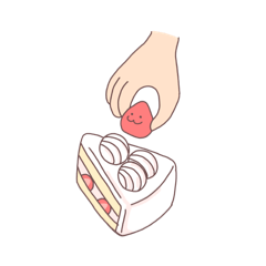 [LINEスタンプ] ちびいちご