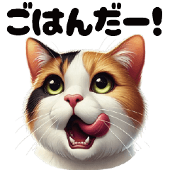 [LINEスタンプ] ほっこり三毛猫スタンプ2