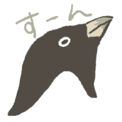 [LINEスタンプ] たまに怖い顔をするアデリーペンギン2