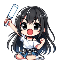 [LINEスタンプ] 今日も推しが世界一！【白】