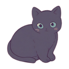 [LINEスタンプ] 色んなスタンプに組み合わせれる文字なし猫