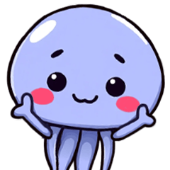 [LINEスタンプ] 優しいクラゲ