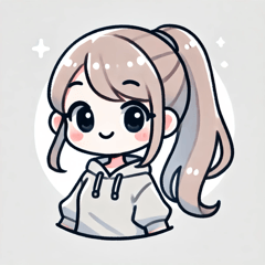 [LINEスタンプ] 明るいポニーテール少女のイラスト