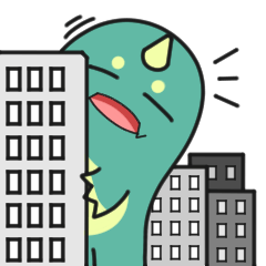 [LINEスタンプ] 巨大怪獣「マア」