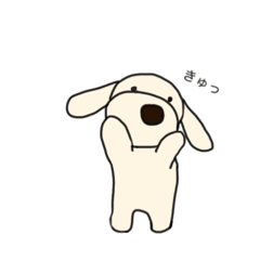 [LINEスタンプ] ティッシュケース犬 ポチ2