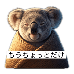 [LINEスタンプ] いつも眠いコアラ