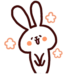 [LINEスタンプ] ぽのぼのうさぎの毎日つかえるスタンプ