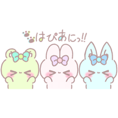 [LINEスタンプ] はぴあに。日常スタンプ