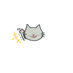 [LINEスタンプ] 小さめ手描きにゃん′s