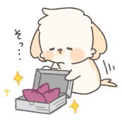 [LINEスタンプ] 手書き風ボサ可愛いチワプーのてんくん(犬)