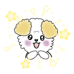 [LINEスタンプ] マルプー❤️ミリィちゃん
