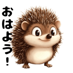 [LINEスタンプ] かわいすぎるハリネズミのスタンプ