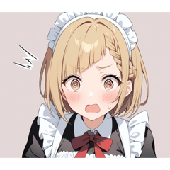 [LINEスタンプ] 駄メイドちゃん