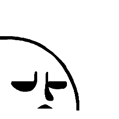 [LINEスタンプ] [りがお絵]どんより顔