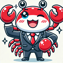[LINEスタンプ] カニカニおじさんA