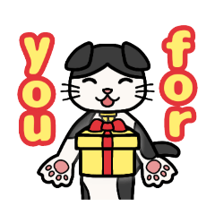 [LINEスタンプ] たれ耳猫のスタンプ