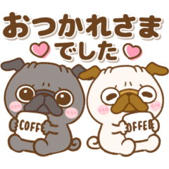 [LINEスタンプ] 大人可愛い♡パグちゃん