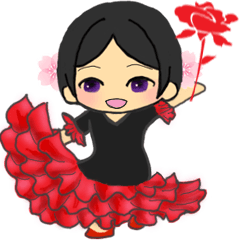 [LINEスタンプ] 桜の一年中使える挨拶★ワールド編
