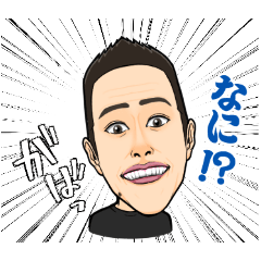 [LINEスタンプ] ルーマニア顔長代表