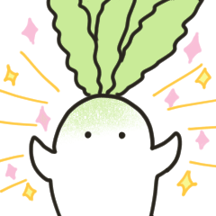 [LINEスタンプ] だいこんさん #02