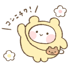 [LINEスタンプ] ひつじのもこもこちゃん 一年中使える