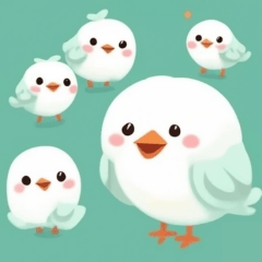 [LINEスタンプ] ほっこり鳥さん みどり丸