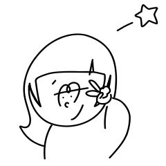 [LINEスタンプ] girlちゃんの。