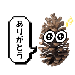 [LINEスタンプ] まつぼっくりスタンプどんぐりも