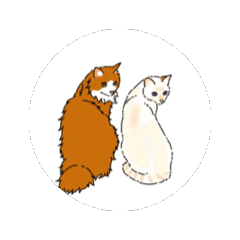 [LINEスタンプ] ちょっと動くネコスタンプ