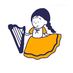 [LINEスタンプ] 音楽活動してる女の子の日常スタンプ