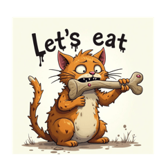 [LINEスタンプ] キモカワ猫の可愛いセリフ
