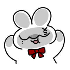 [LINEスタンプ] 珍獣戯画うさぎ2