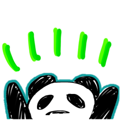 [LINEスタンプ] ぶっし―パンダ2