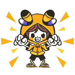 [LINEスタンプ] NEWウミウシパーカーくん