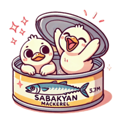 [LINEスタンプ] SABAKYAN-DUCK