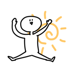 [LINEスタンプ] 白人間わいわい3