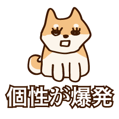 [LINEスタンプ] 犬味 個性が爆発