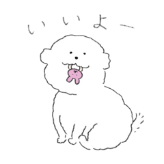 [LINEスタンプ] my little bichon.