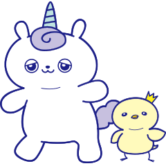 [LINEスタンプ] ユニコーンとチュン太 LINEスタンプ第1弾