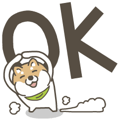 [LINEスタンプ] うごく！しば犬のシンプルスタンプ